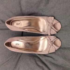 Bakers Tan Wedge Heels